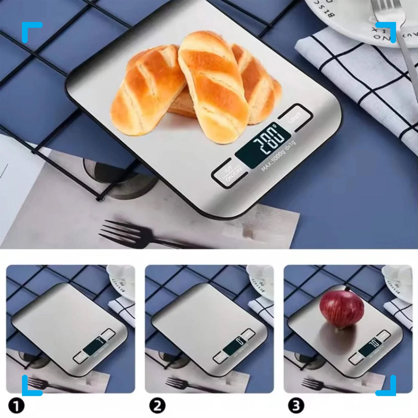 Electronic Kitchen Scales Scale LED Display 5kg/1g