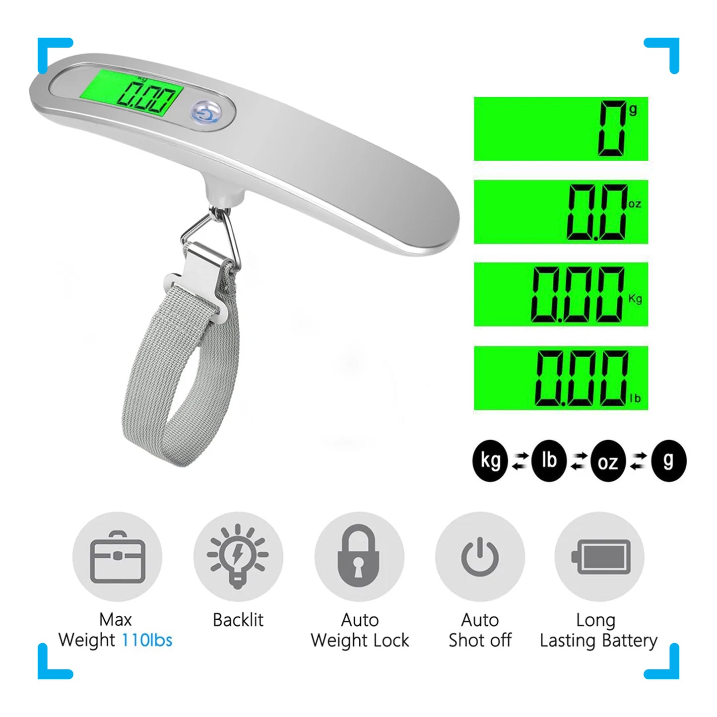 Electronic Spring Balance Luggage Scale