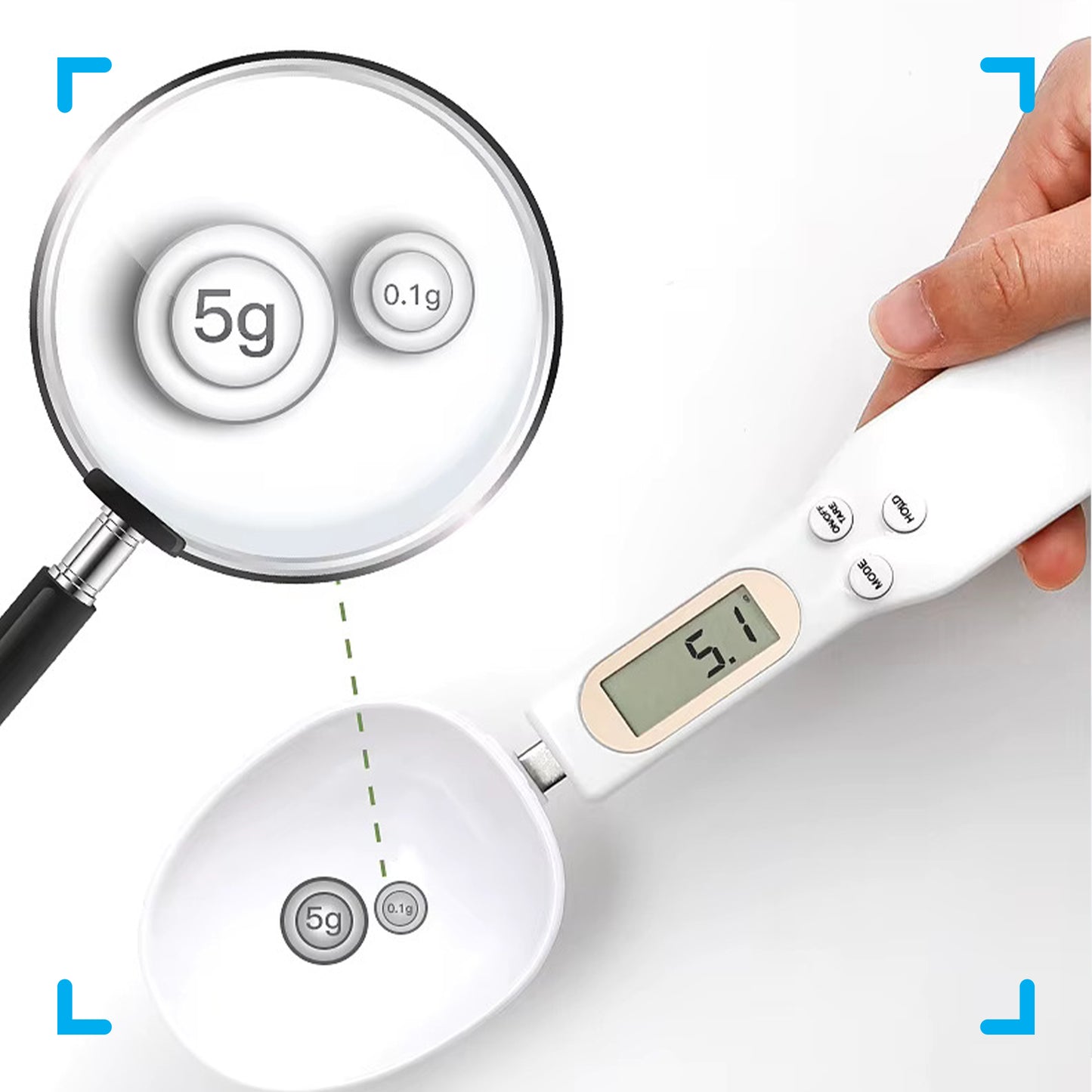 Mini Kitchen LCD Digital Spoon Scale