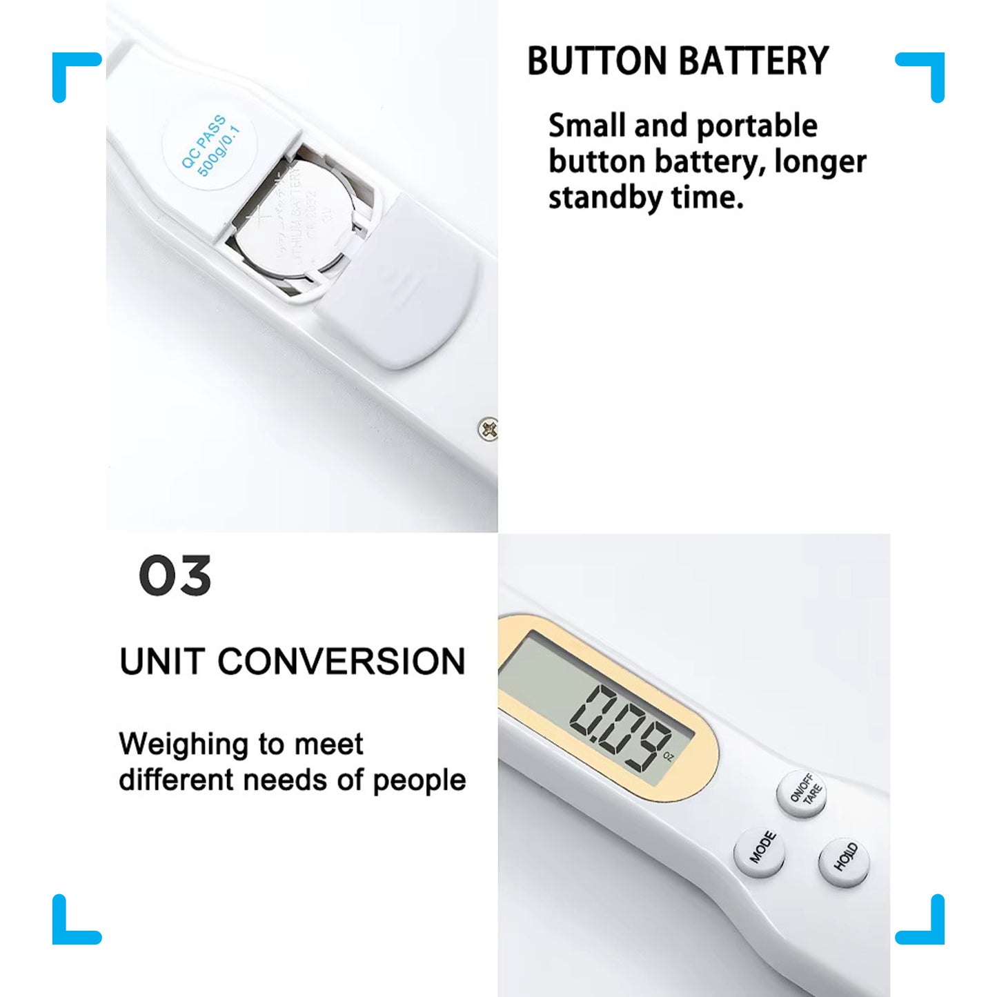 Mini Kitchen LCD Digital Spoon Scale