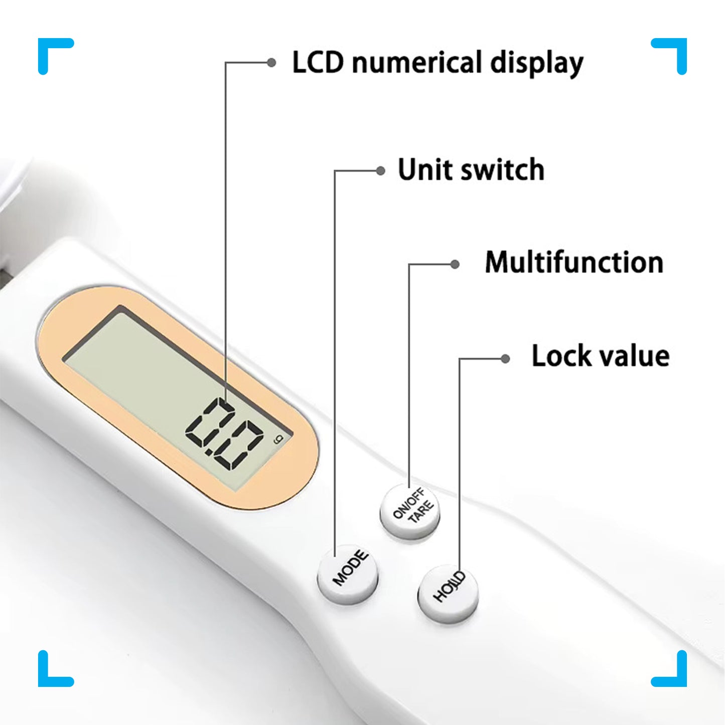 Mini Kitchen LCD Digital Spoon Scale