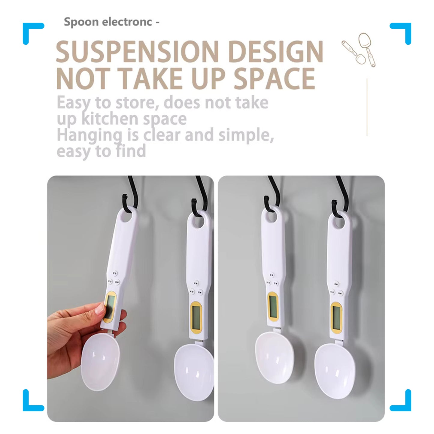 Mini Kitchen LCD Digital Spoon Scale