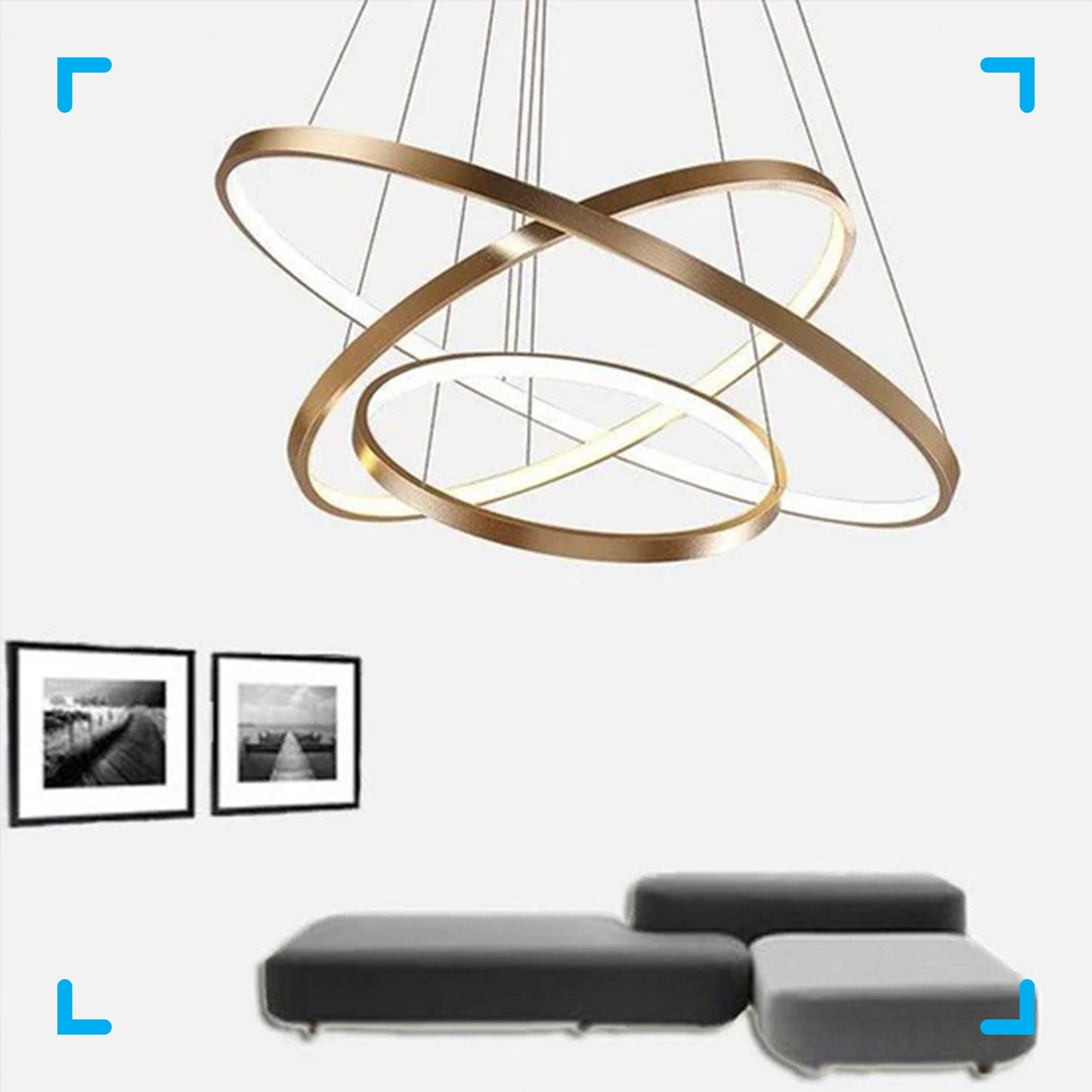 Modern LED Aluminum Ceiling Light 1