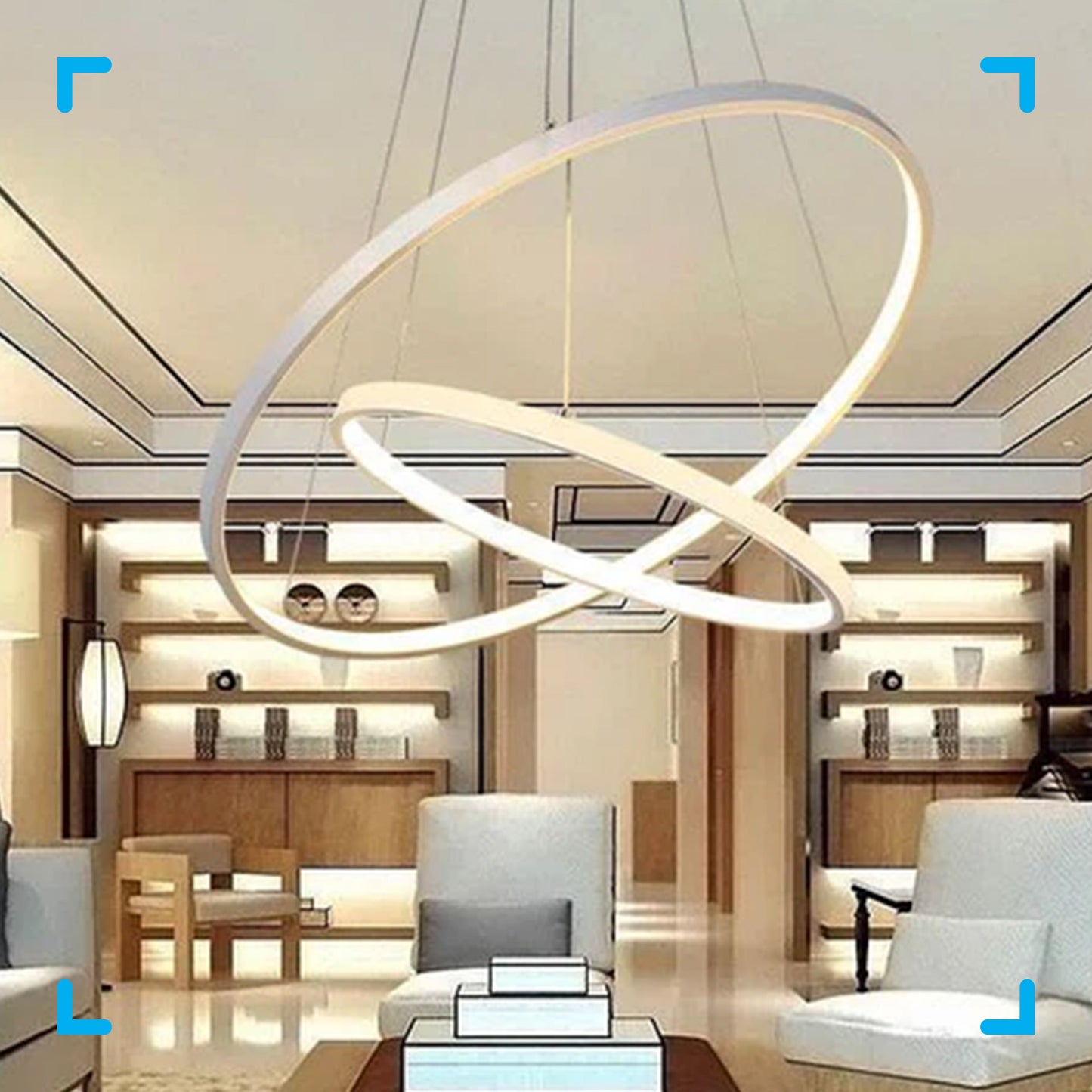 Modern LED Aluminum Ceiling Light 1