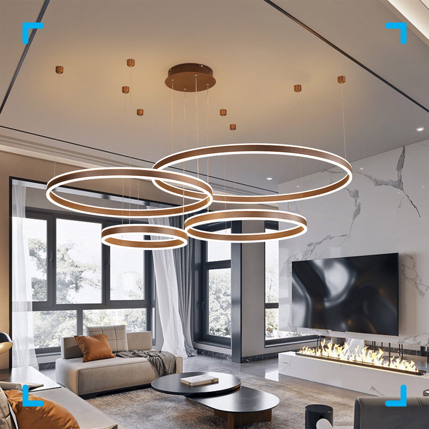 Modern LED Aluminum Ceiling Light 1