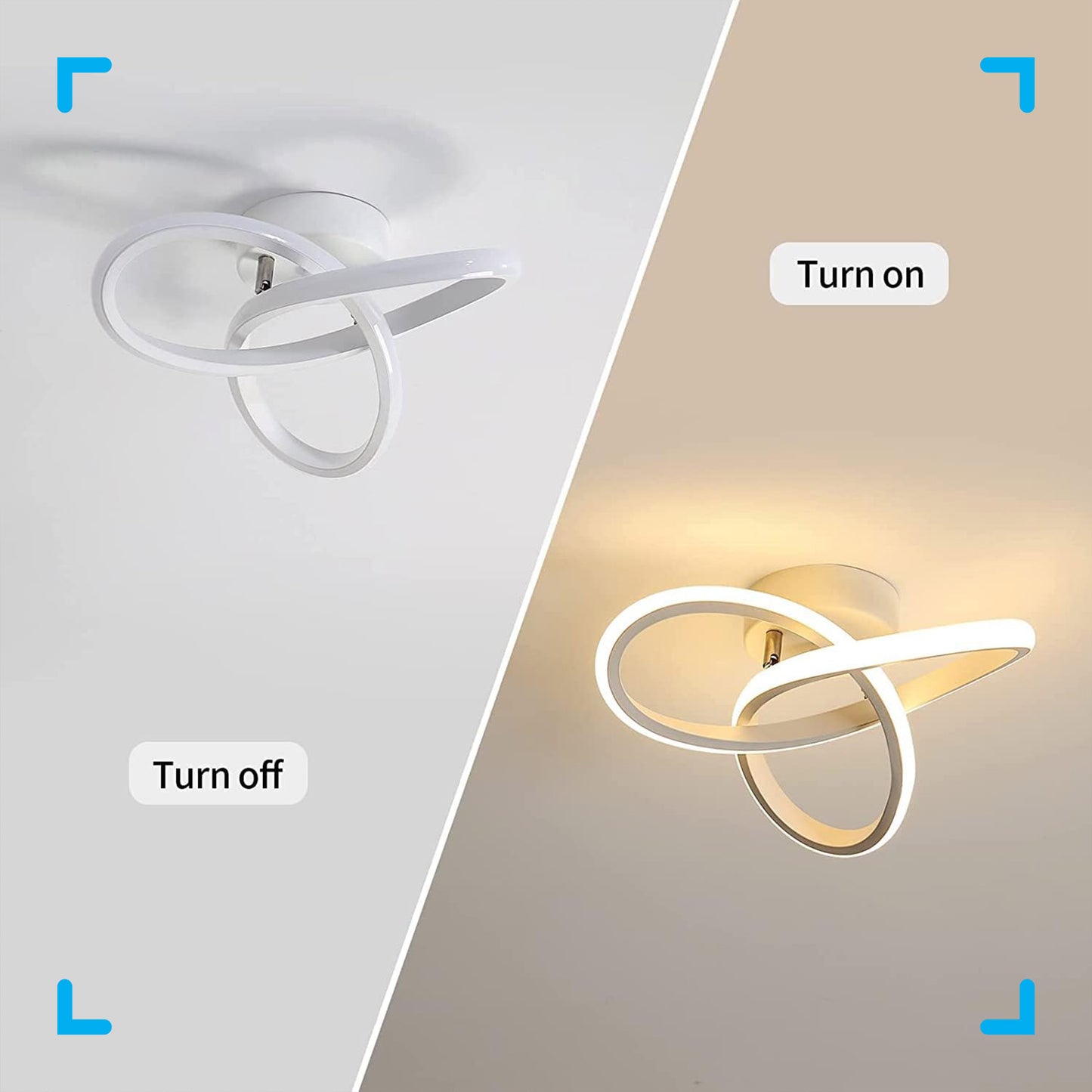 Modern LED Aluminum Ceiling Light